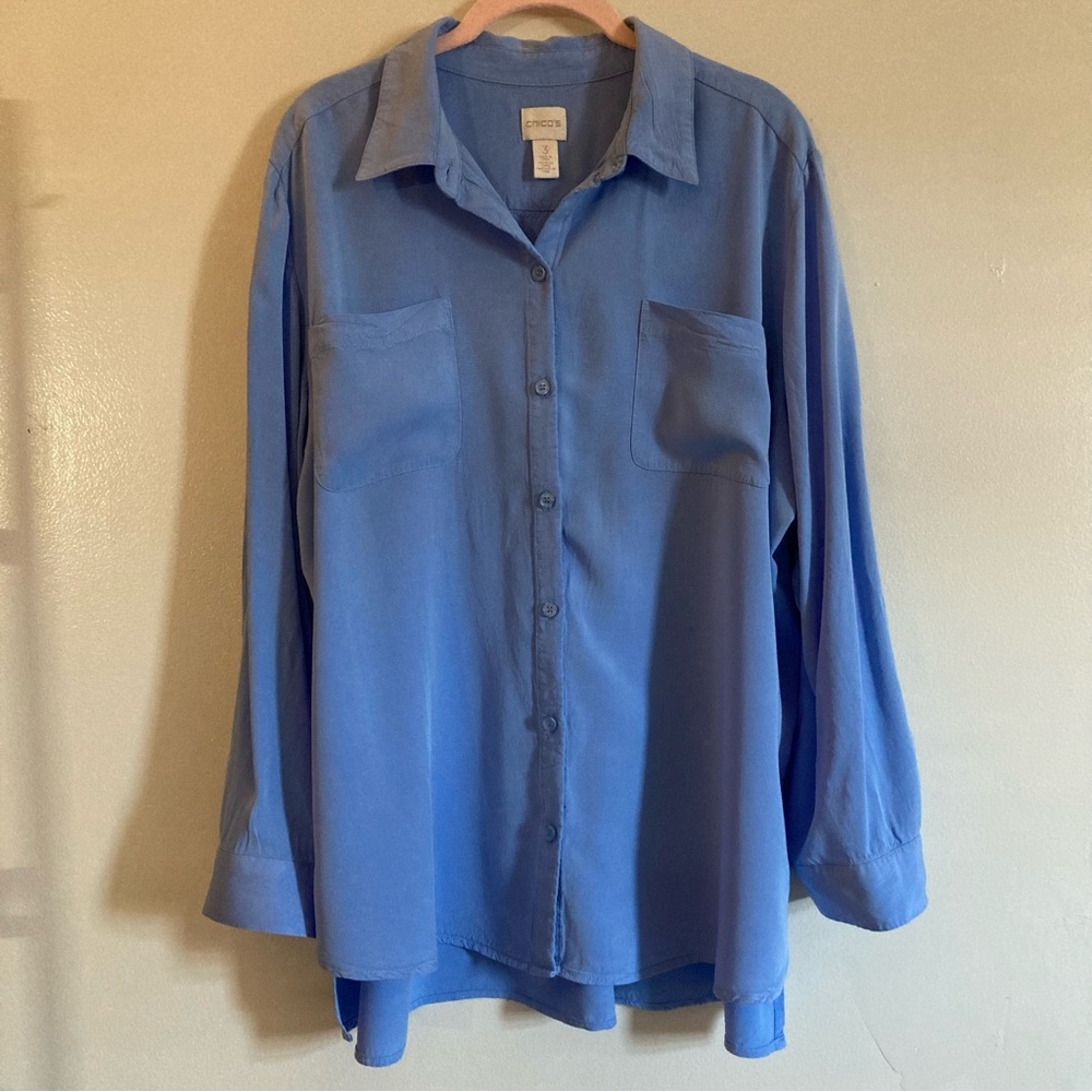 CHICOS chambray shirt
